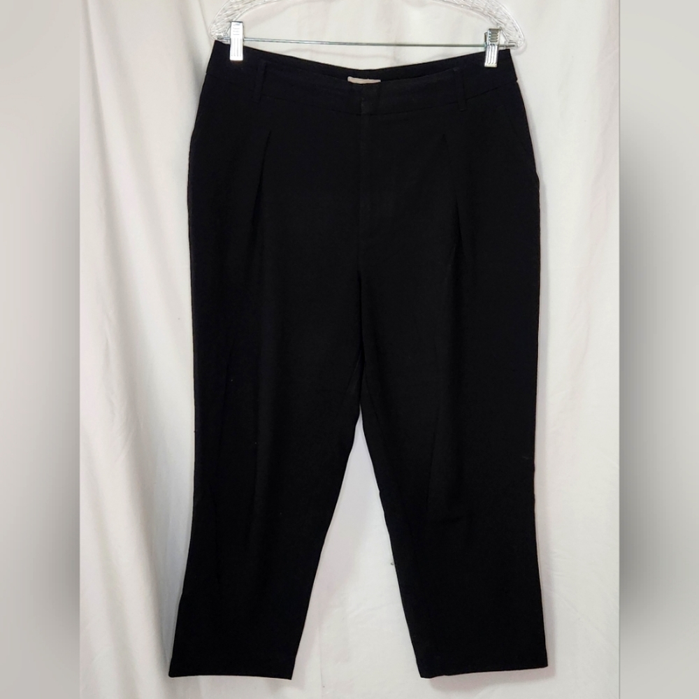 Silence + Noise Black Relaxed Trousers